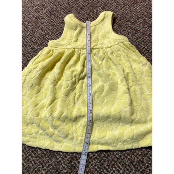 Hanna Andersson Yellow Floral 2T Girls Sleeveless Terry Dress, NWOT - Picture 4 of 7